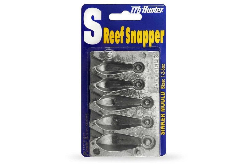 Pro Hunter Small Reef Sinker Mould Reef - 1oz, 2oz, 3oz