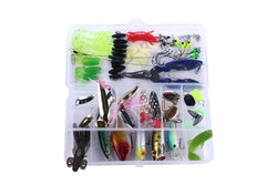 110 Piece Sea Bass Soft Bait Set For Freshwater Fishing