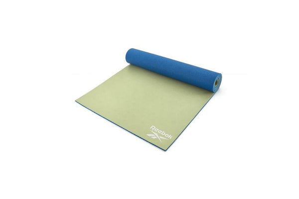 Reebok: Double Sided Yoga Mat - Blue/Green (6mm)