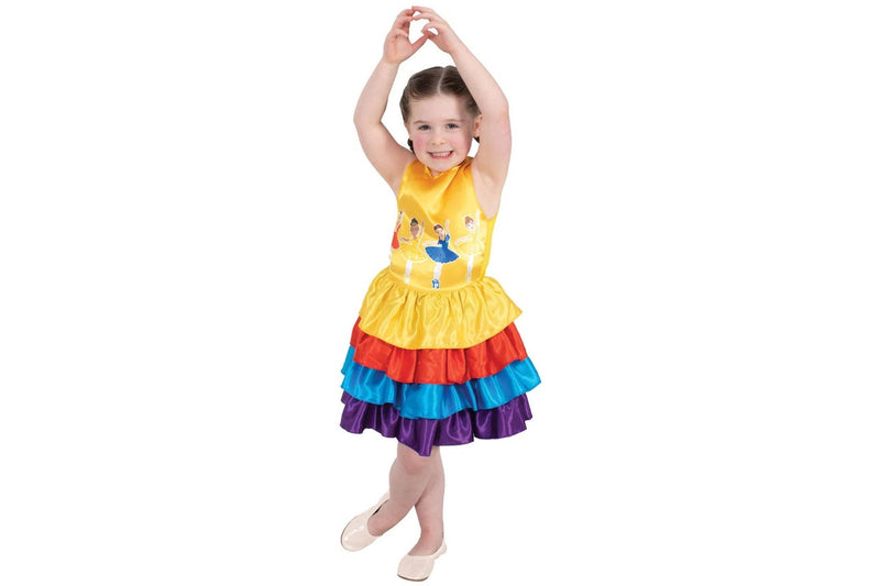 The Wiggles: Multi-Coloured Ballerina Dress - Kids Costume (Size: 3-5)