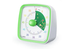 60-Minute Visual Countdown Timer Rainbow Disk Silent Time Management Tool Green