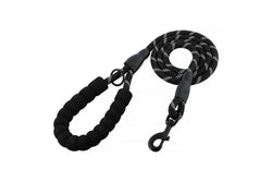 Fur King Ultimate 1.5 Metre Dog Lead - Black - One Size