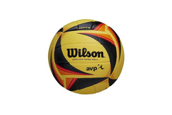 Wilson OPTX Replica AVP Volleyball (Yellow/Black/Red) (Standard)