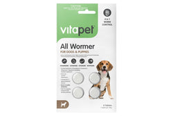 Vitapet: Super All Wormer Dogs & Puppies (4 Pack)