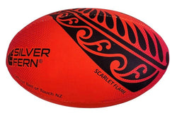 Silver Fern Sports Touch Training Ball - Scarlett Flame - Size 4