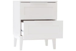 Fraser Country Aurora Bedside Table - White