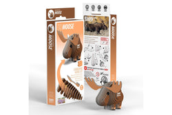 Eugy: Moose - 3D Cardboard Model