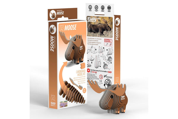 Eugy: Moose - 3D Cardboard Model