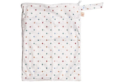 Nestling: Double Pocket Wet Bag - Mint Dots