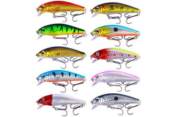 10 Colour Bagged Floating Mino Bionic Lures