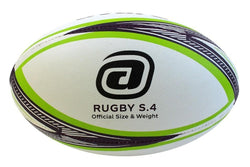 Avaro Club / Match Rugby Union Ball - Purple / Green - Size 4