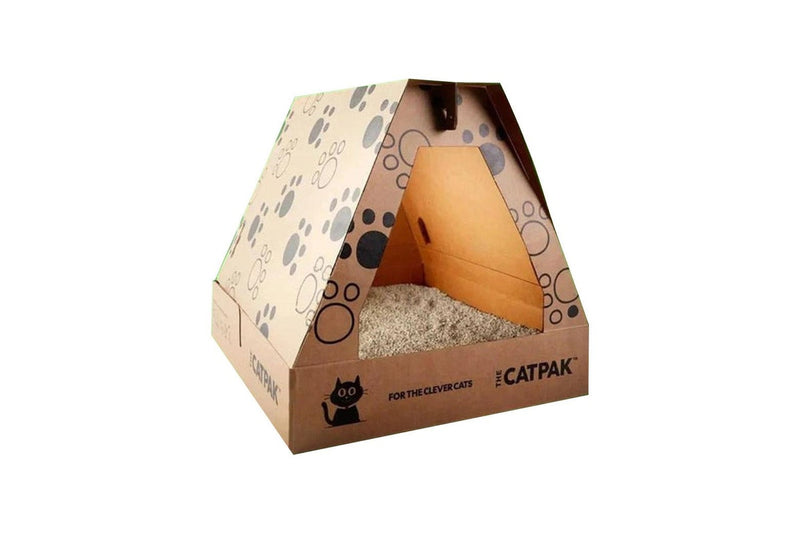 Portable Cat LItter Box 2x 3L Cat Litter Value Pack Absorbent 100% Biodegradable