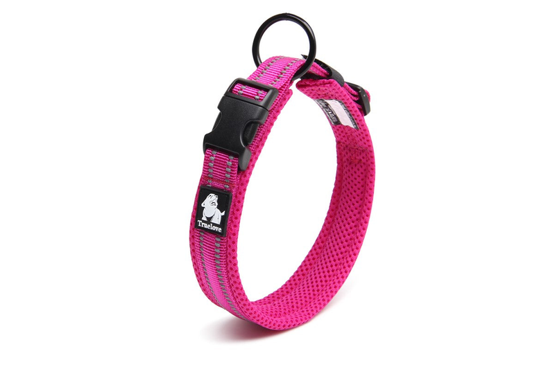 Heavy Duty Reflective Collar Pink Xl -