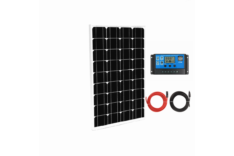 Solar Panel 130W + 30A CONTROLLER+10M Extension Cable