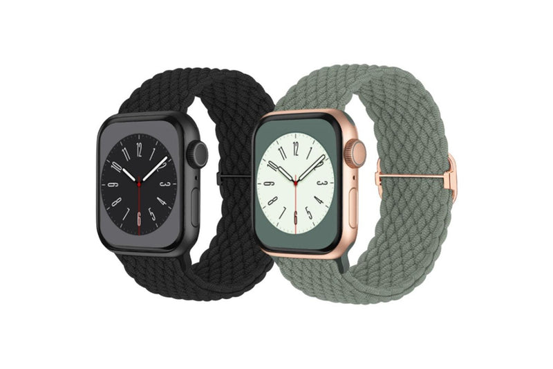 Adjustable Braided Loop Nylon Strap Compatible with Apple Watch Style 2