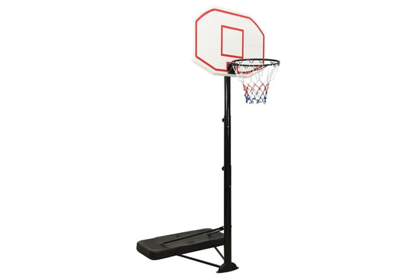 Basketball Stand White 258-363 Cm Polyethene Ktlan