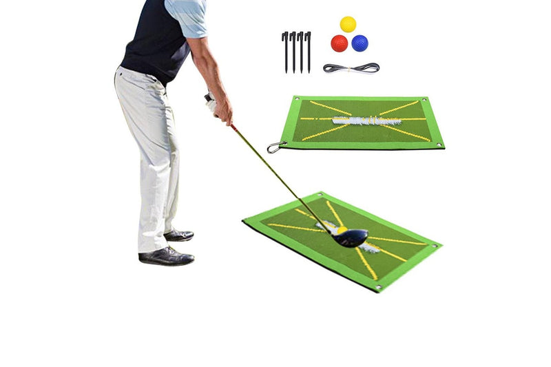 Golf Training Hitting Mat Swing Detection Batting Mat Golf Training Aid