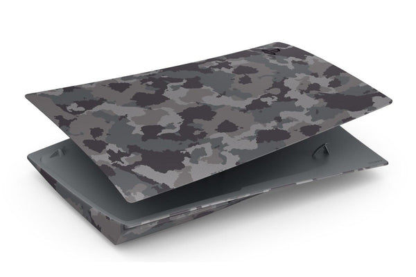 PS5 Console Covers - Grey Camo