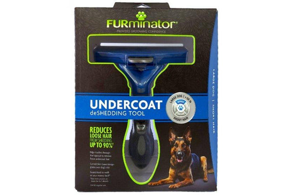 Furminator DeShedding Tool for Large Short Hair (Blue)