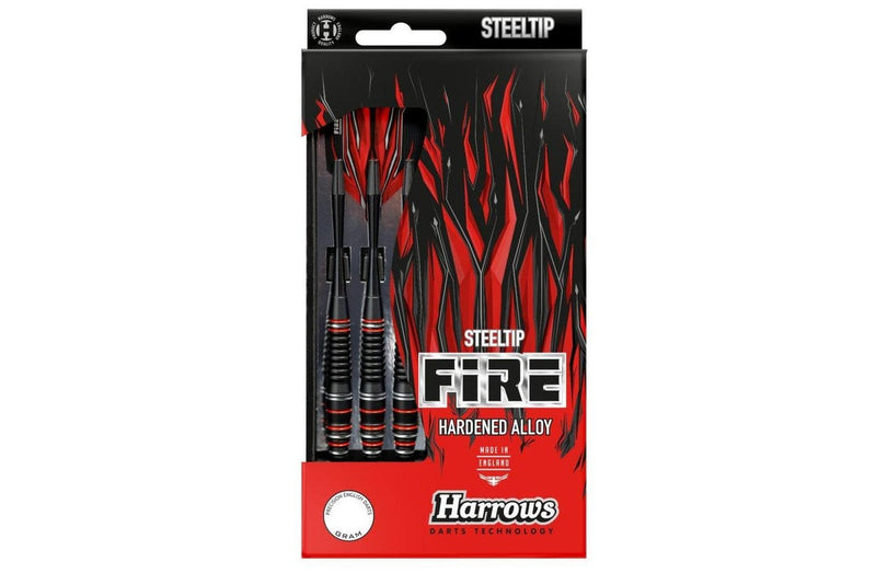 Harrows Fire 2024 Alloy Darts (Pack Of 3) (Red/Black) (One Size)