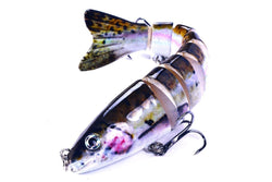 Multi Section Fish Minnow Bionic Sinking Lures 12.8cm 18g