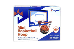 Regent Door Mounted Basketball Hoop Sports Backboard w Ball Pump Indoor Game