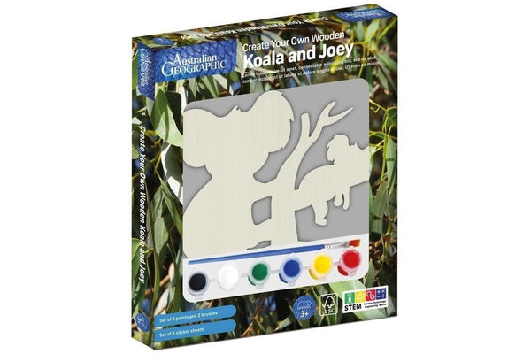 Australian Geographic: Create Your Own Wooden Koala and Joey