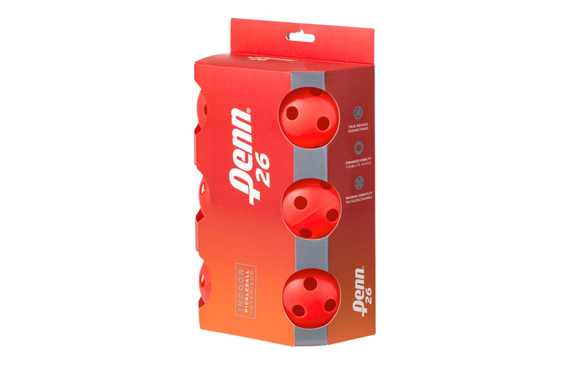 PENN 26 Indoor Pickleball Balls - 1 Pack of 6 Balls