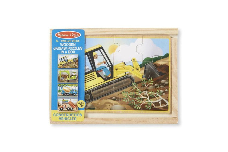 Melissa & Doug: Construction - Puzzles in a Box