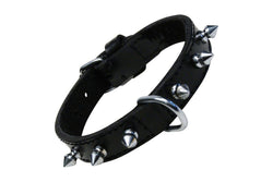 Dog Collar Gloria Black Spikes (55 Cm)