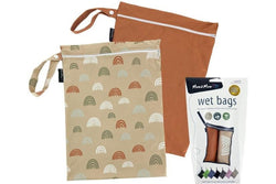 Mum 2 Mum: Wet Bag - Rainbows/Rust (2 Pack)