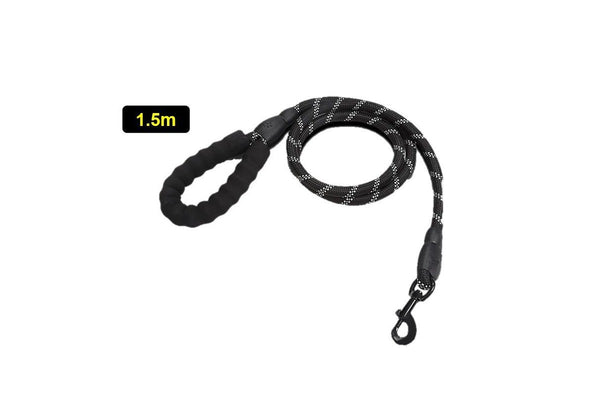 1.5M Reflective Pet Leash Padded Handle Nylon Rope