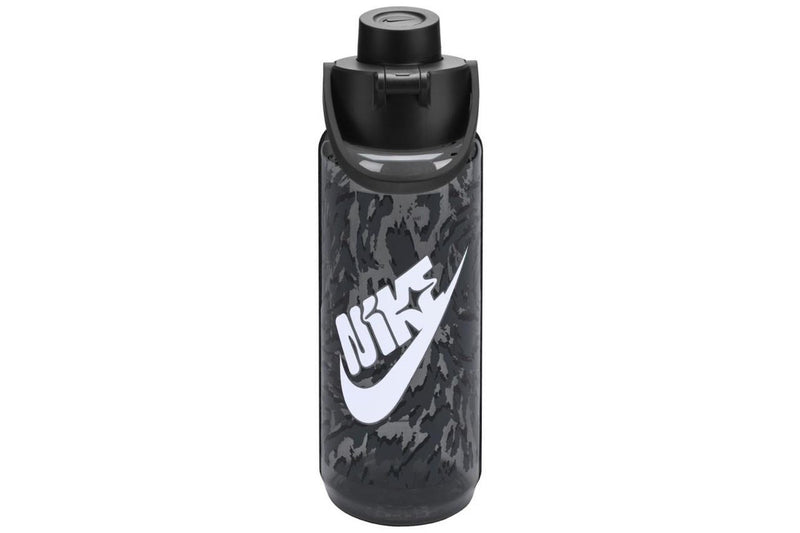 Nike TR Renew Recharge Chug Bottle - Graphic Smoke Grey / Black / White (710ml)