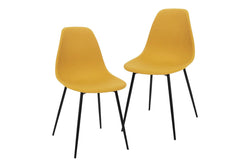 Fraser Country Set of 2 Gustav Dining Chair - Yellow