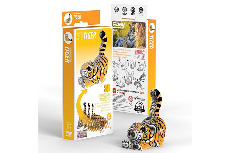 Eugy: Tiger - 3D Cardboard Model