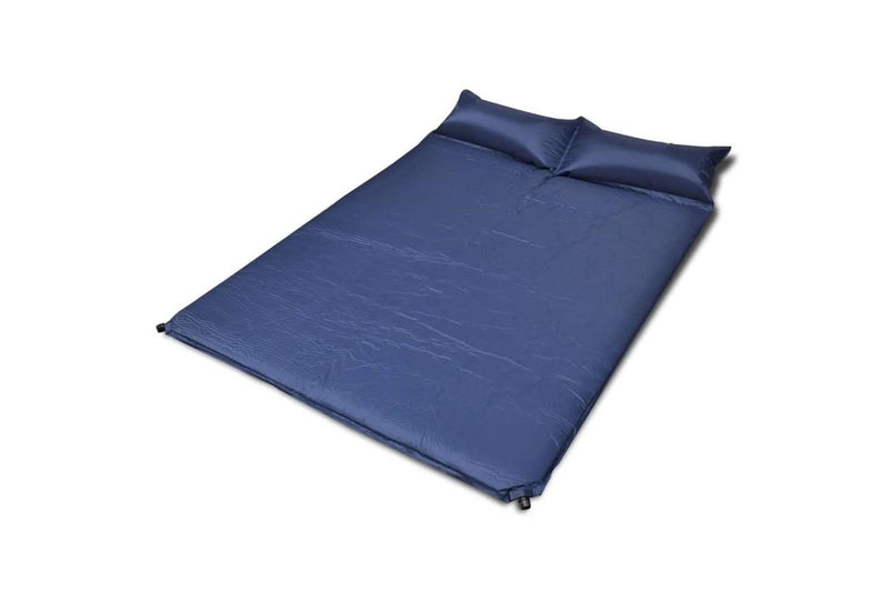 Blue Self-inflating Sleeping Mat 190 x 130 x 5 Cm (double) Kblko