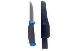 Fishtech 4" Blue Bait Knife with Black Sheath
