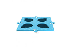 2PK Tech4Pets Mat Board Organiser Storage Holder For Talking Buttons Floor Blue