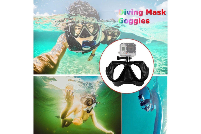 Snorkel Mask, Diving Mask, GoPro Mount