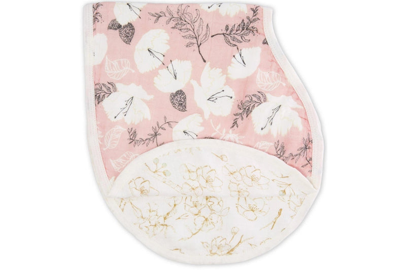 Aden + Anais: Silky Soft Bamboo Burpy Bib - Pretty Petals