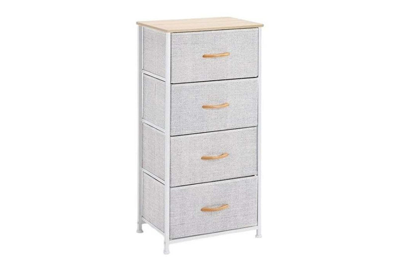 Ovela 4 Drawer Storage Chest (Grey)