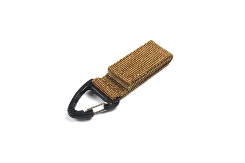 Carabiners Multifunctional Hanging Buckle Keychain Black - Khaki