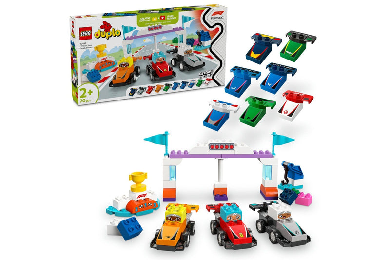 LEGO DUPLO: F1 Team Race Cars & Drivers - (10445)