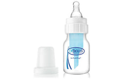 Dr Brown's 60ml Feeding Bottle with Level One Teat - Narrow Neck - Single