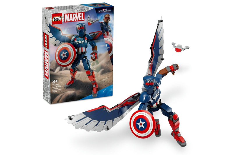 LEGO Marvel: New Captain America Construction Figure - (76296)