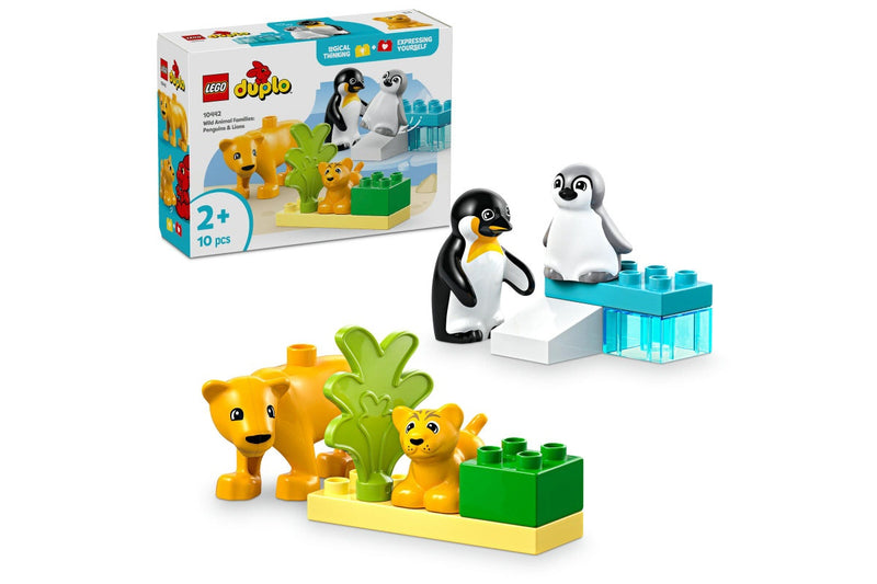 LEGO DUPLO: Wild Animal Families Penguins & Lions - (10442)