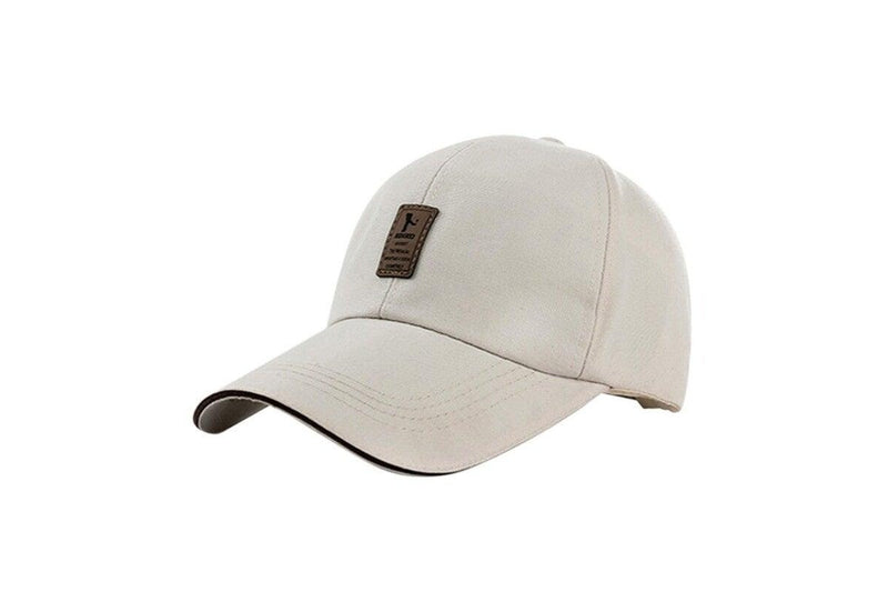 Men Fashion Baseball Hat Beige - Standard