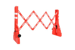 Folding Traffic Barrier Red 210X50X105 Cm Opbknk