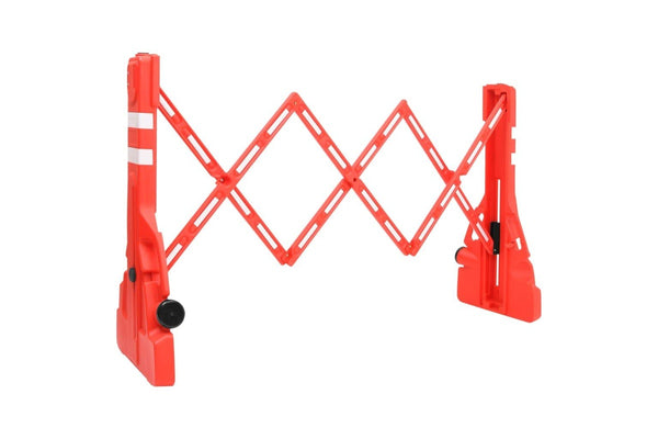 Folding Traffic Barrier Red 210X50X105 Cm Opbknk