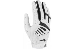 Nike Womens/Ladies Dura Feel IX Right Hand Golf Glove (White/Black) (L)